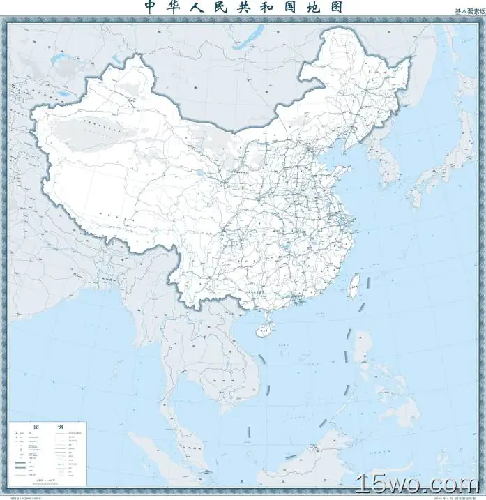 map,China