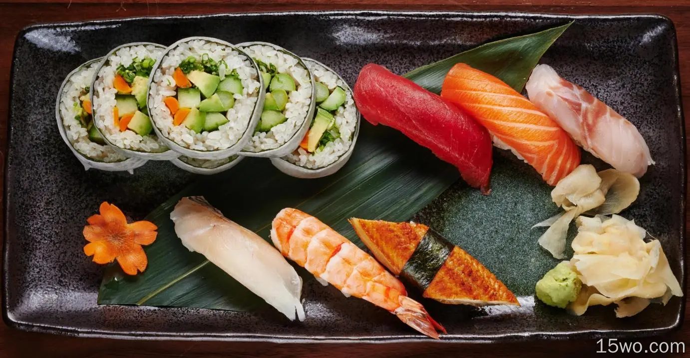 食物 寿司 Seafood 鱼 Rice 高清壁纸