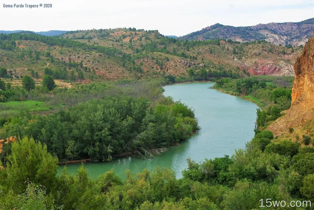 自然 河流 大自然 西班牙 Vegetation 高清壁纸