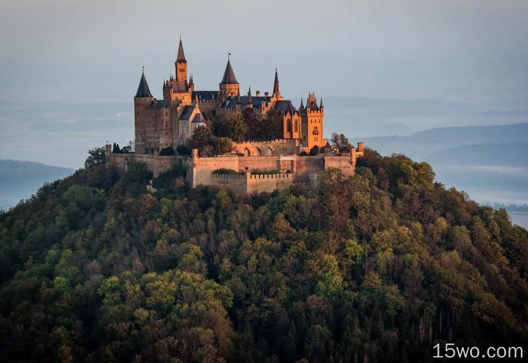 人造 Hohenzollern Castle 城堡 德国 高清壁纸