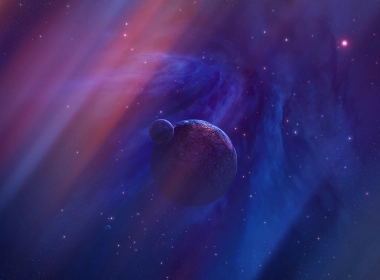 紫色星球空间壁纸 2560x1600