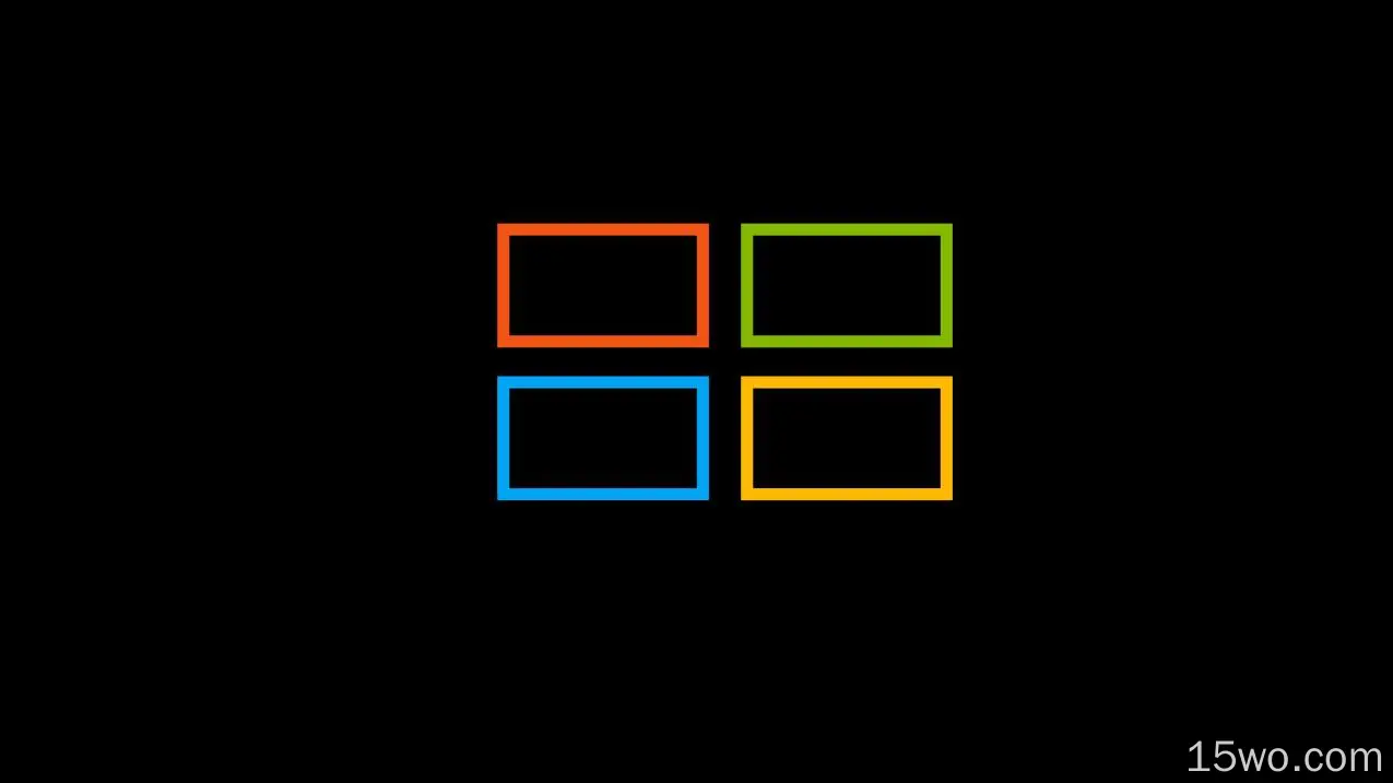 Microsoft Windows徽标方形壁纸