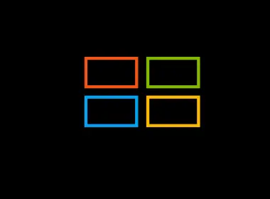 Microsoft Windows徽标方形壁纸 3840x2160