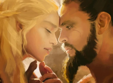 Khal Drogo和丹妮莉丝爱壁纸 3840x2023