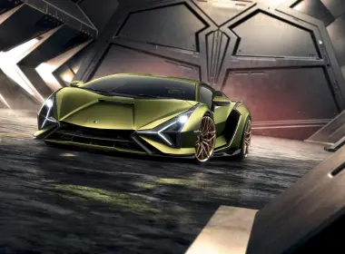 座驾 Lamborghini Sián 兰博基尼 汽车 交通工具 Sport Car Supercar Green Car 高清壁纸 8545x4820