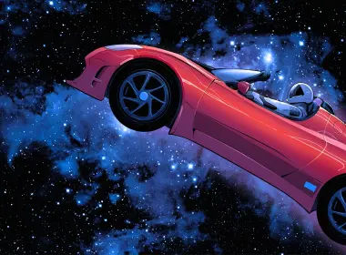 Starman Space X壁纸的冒险 3840x2160