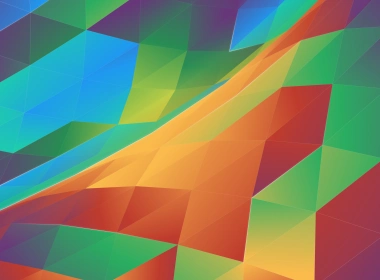 等离子Colorfull三角4k壁纸 3200x1800