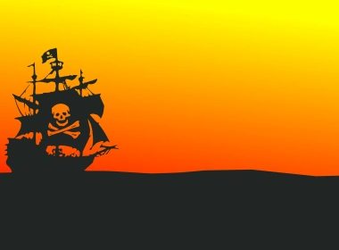 海盗船极简主义4k壁纸 3840x2160
