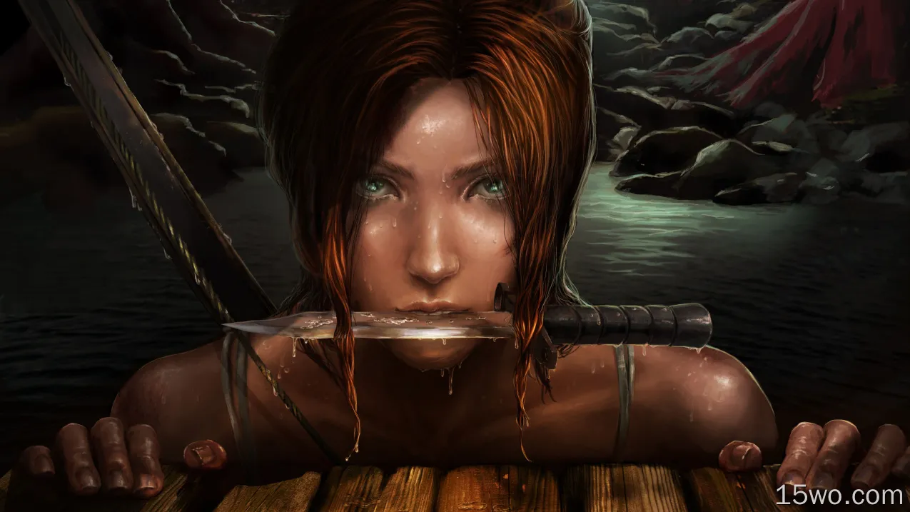 Lara Croft 4k艺术壁纸