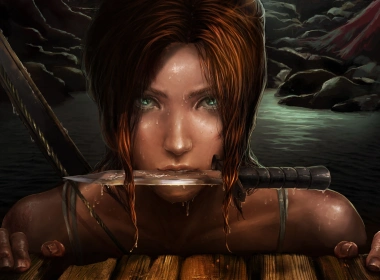 Lara Croft 4k艺术壁纸 4724x2657