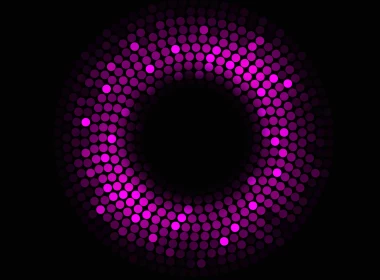 抽象圈子紫罗兰色4k壁纸 4000x3000