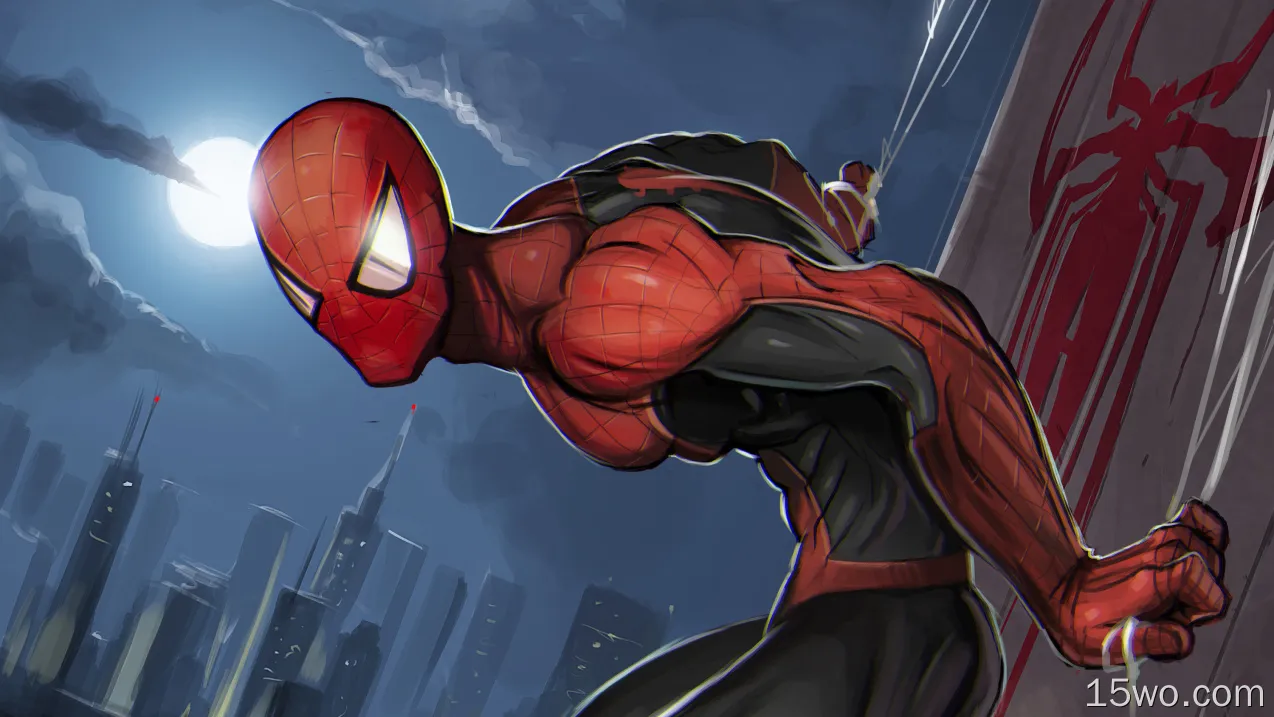 蜘蛛侠超级英雄艺术壁纸