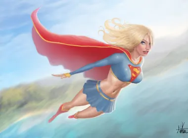 Supergirl 5k艺术品壁纸 5400x3600