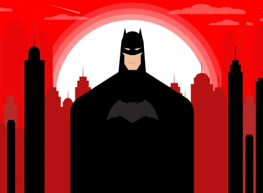 艺术品蝙蝠侠哥谭壁纸 2560x1440