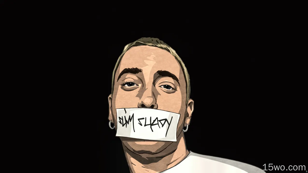 我是Shady Eminem艺术壁纸