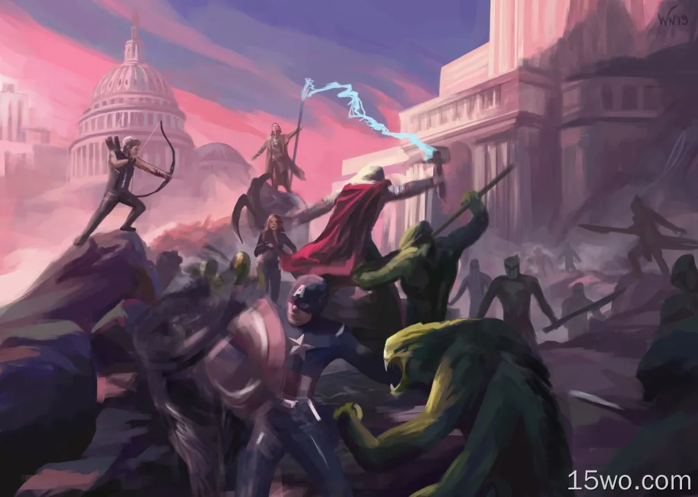 复仇者联盟Loki Marvel粉丝Art壁纸