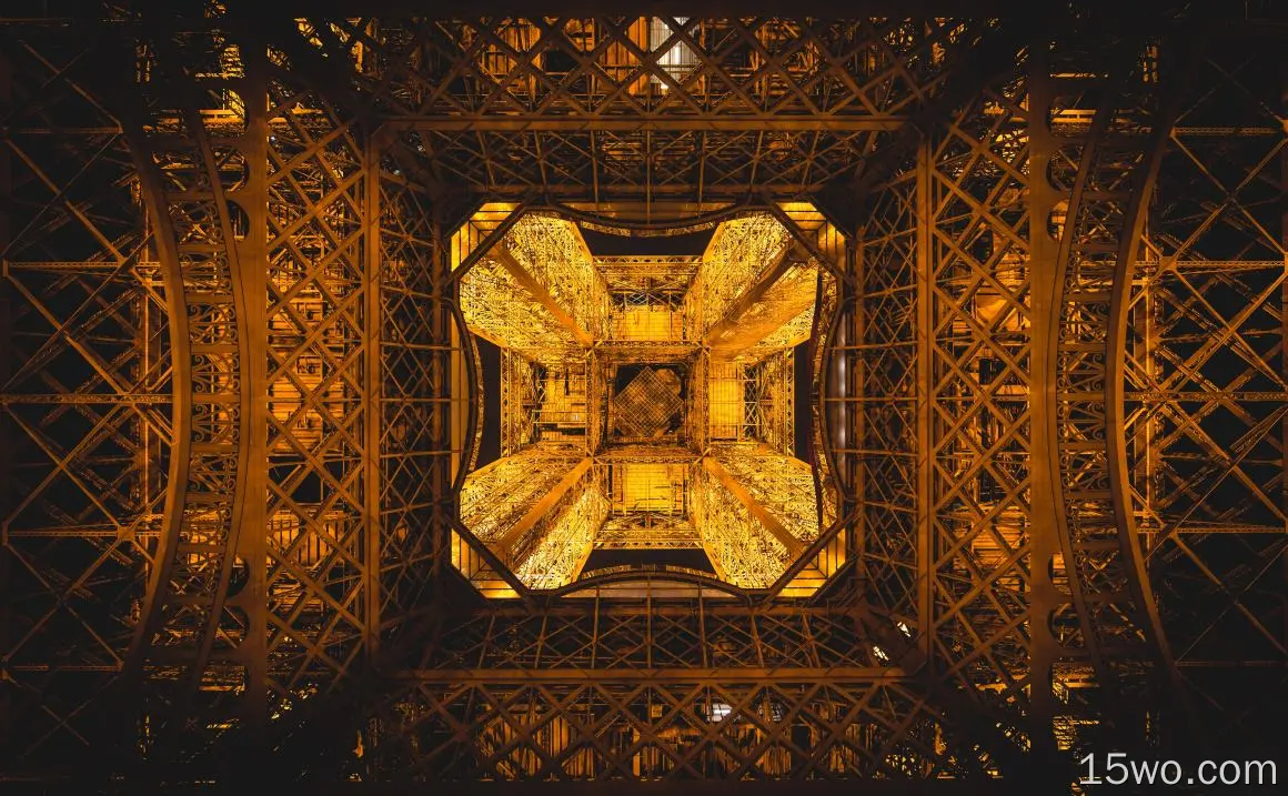 艾菲尔铁塔巴黎法国摘要5k壁纸