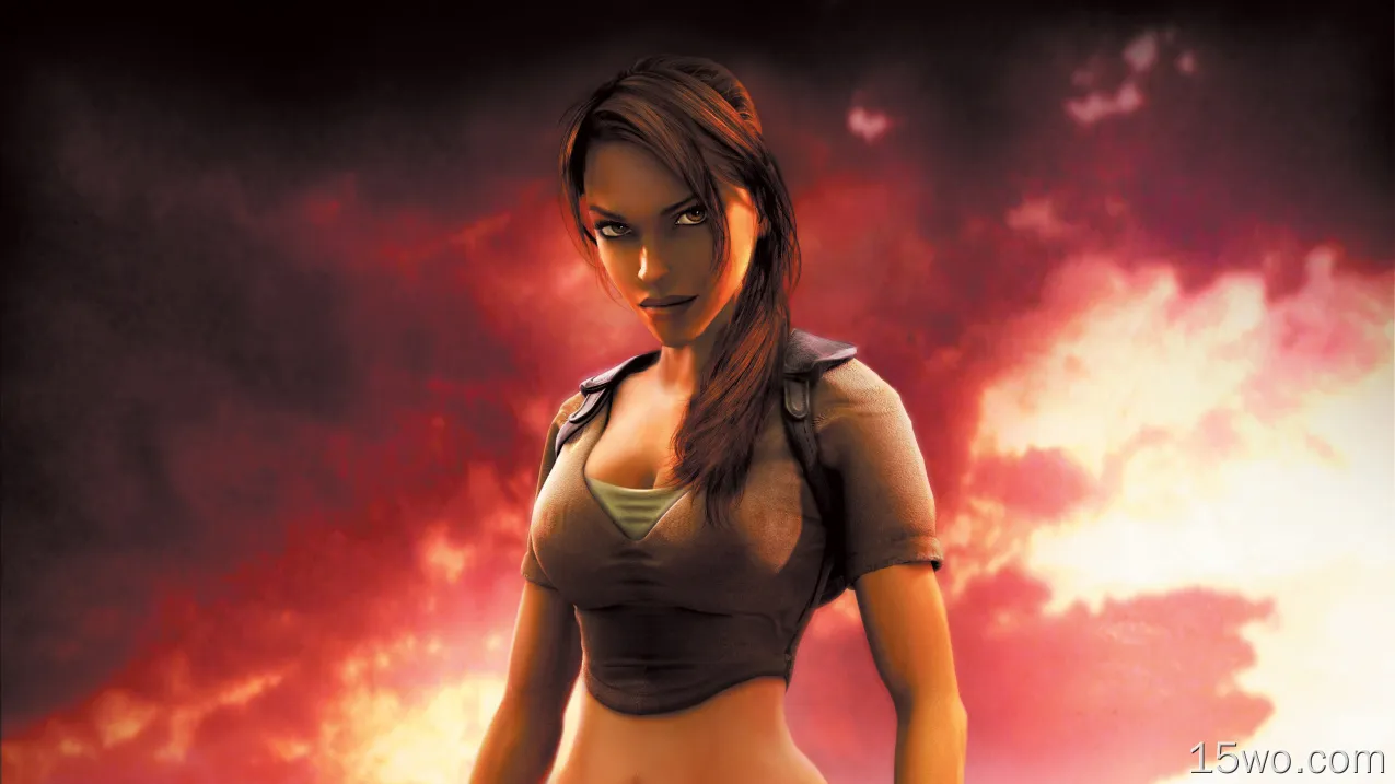 Lara Croft在古墓丽影游戏4k壁纸