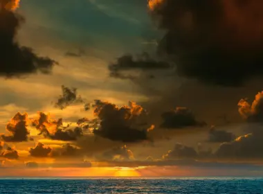 自然 海洋 大自然 Horizon 天空 日落 云 高清壁纸 1920x1080