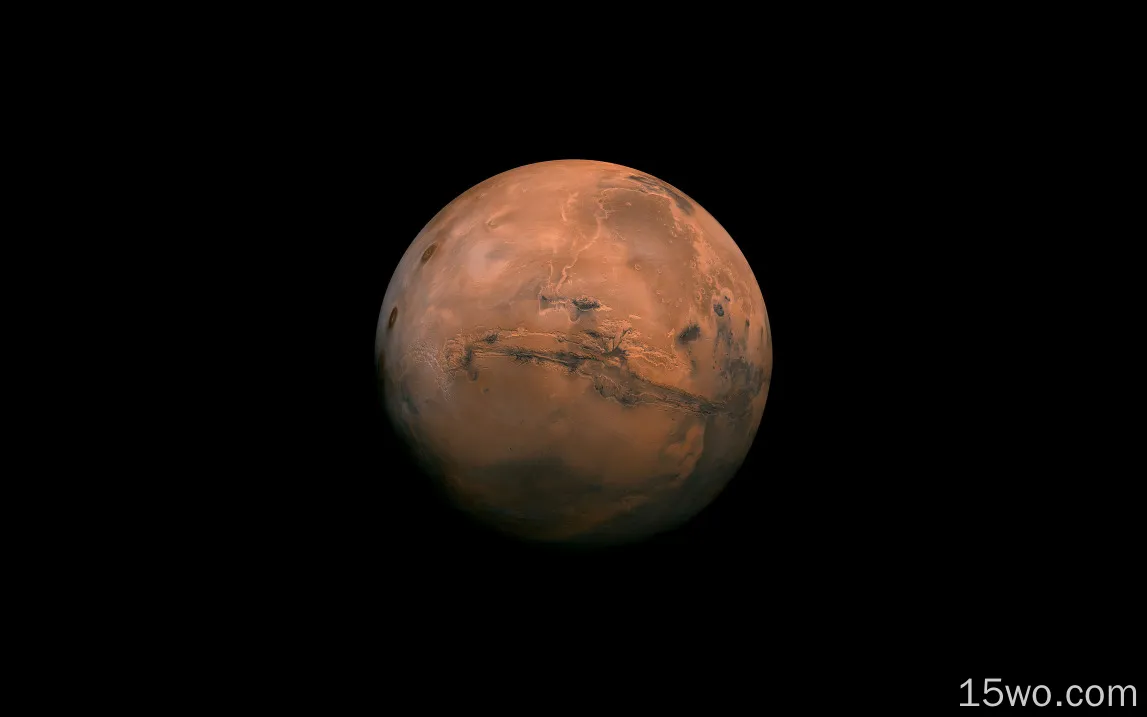 ar07火星红-暗最小艺术空间行星