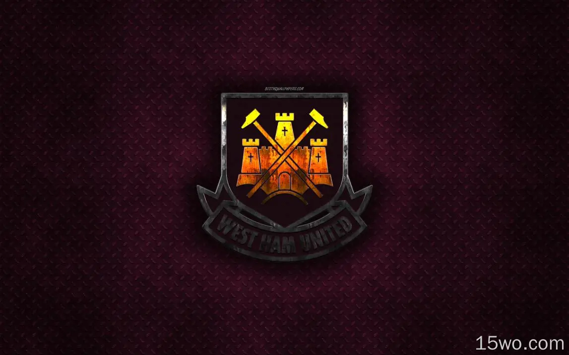运动 West Ham United F.C. 足球 俱乐部 标志 Emblem 高清壁纸