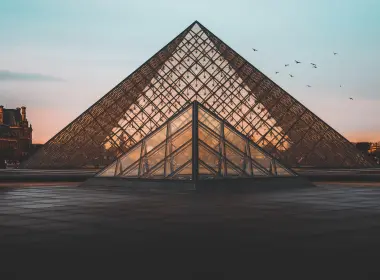 4K 风景 建筑 巴黎 卢浮宫 3840x2160