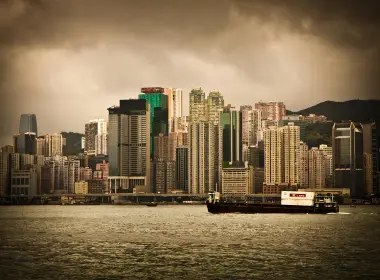 人造 香港 城市 中国 Fortress Hill 摩天大楼 Foul Weather 高清壁纸 2560x1600