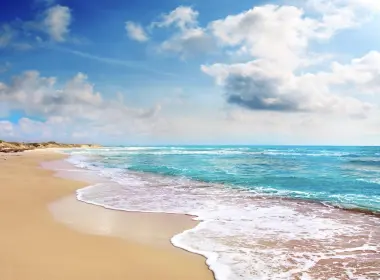自然 海滩 Horizon 云 地球 海洋 Sea 高清壁纸 2560x1600