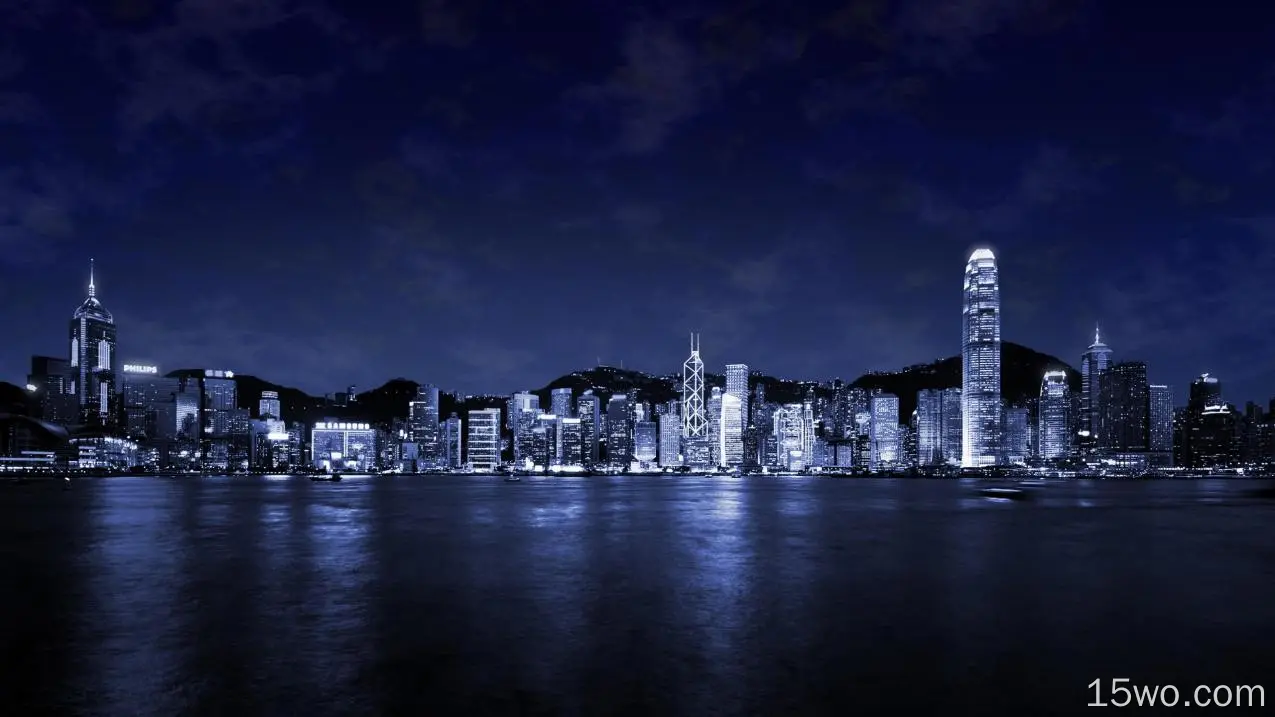 人造 香港 城市 中国 高清壁纸