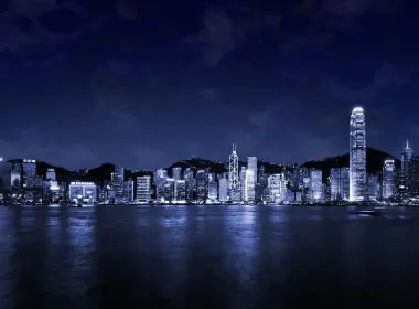 人造 香港 城市 中国 高清壁纸 2560x1440