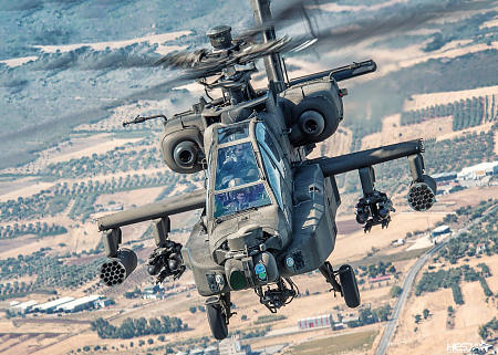 军事 AH-64武装直升机 军用直升机 Attack Helicopter 直升机 飞机 高清壁纸 2048x1463