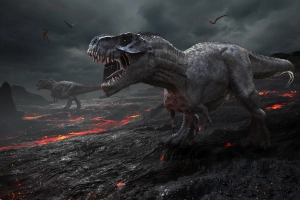 动物 恐龙 Tyrannosaurus Rex 高清壁纸  6292x3680