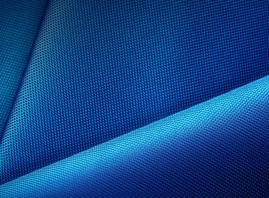 蓝色织物，特写 2880x1800