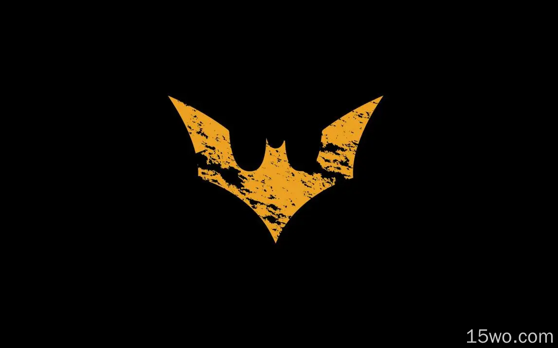 ap17蝙蝠侠标志黄色深色英雄艺术