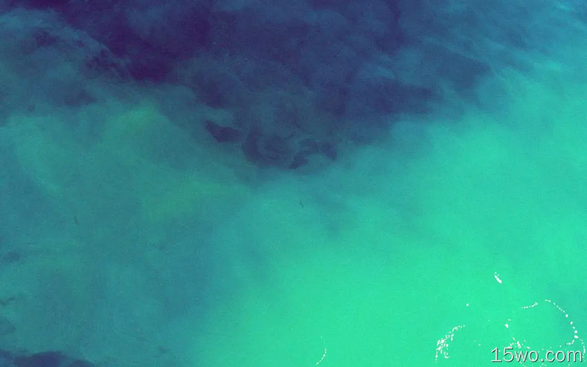 ms37蓝绿色海水自然海