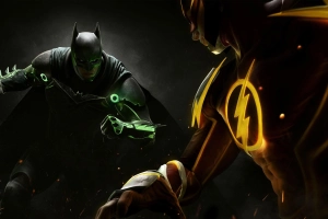 蝙蝠侠vs闪电，英雄  4100x2223