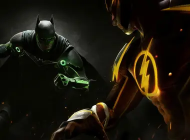蝙蝠侠vs闪电，英雄 4100x2223