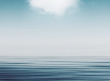 平静的海洋，晴朗的天空，地平线，风景，摄影 3456x5184