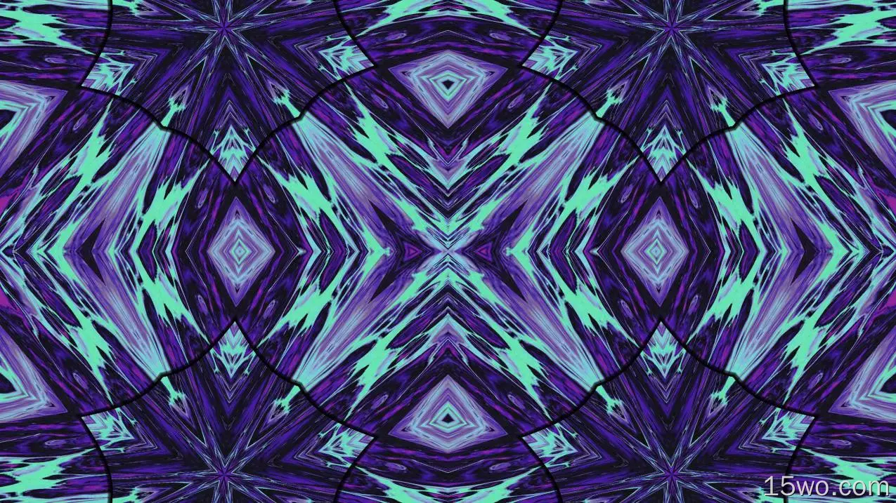 紫色抽象、几何、菱形、线条、图案