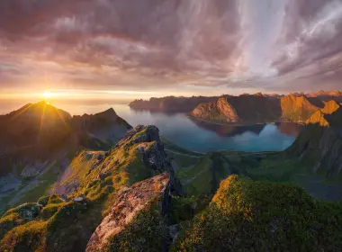 自然 风景 地球 山 湖泊 森林 Horizon 挪威 高清壁纸 1920x1200
