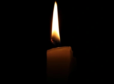 蜡烛，火，火焰，黑暗 3840x2160