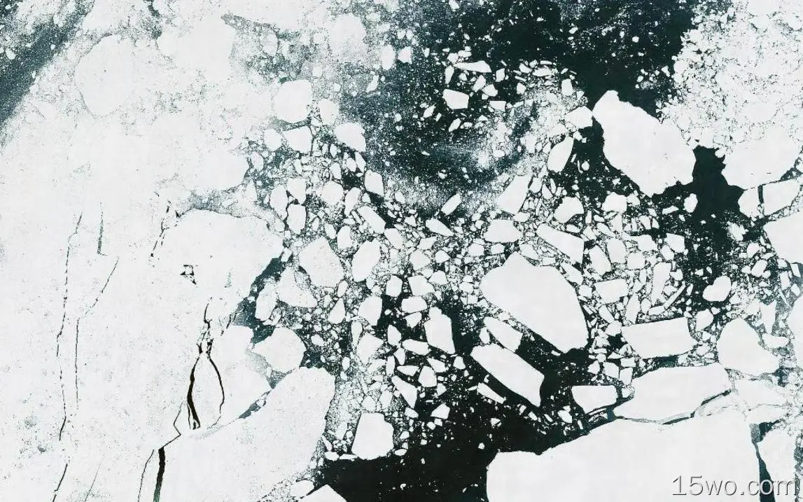 as94冰岛地球景观雪白空间艺术插画