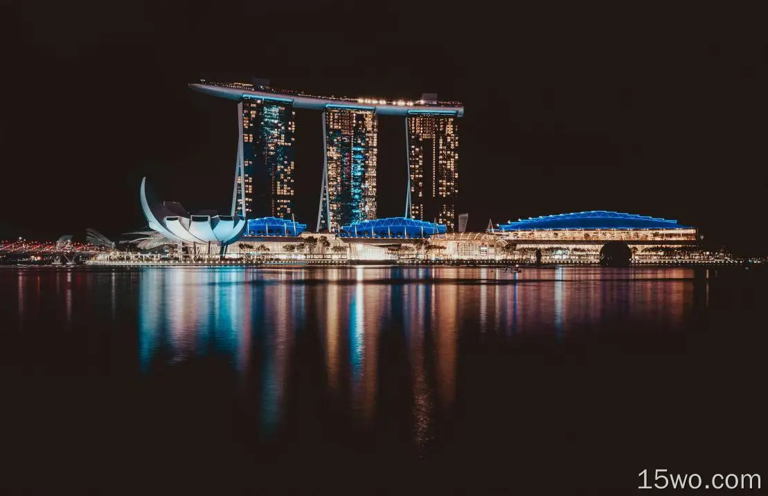 人造 滨海湾金沙酒店 建筑 新加坡 高清壁纸
