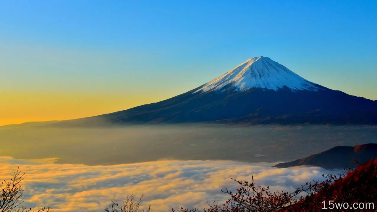 自然 富士山 火山 山 高清壁纸