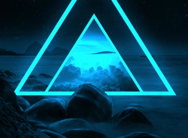 Ios,性质,Azure,三角形,金字塔,壁纸,3840x2160 3840x2160