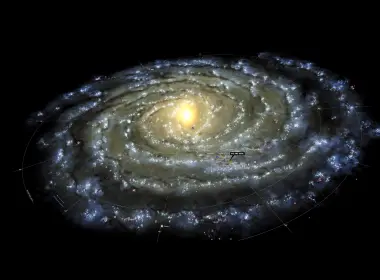 科幻 星系 太空 螺旋 高清壁纸 4000x2591