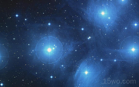 vt68太空深星蓝色图案 3840x2400