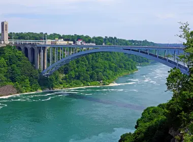 人造 桥 河流 高清壁纸 3200x2125