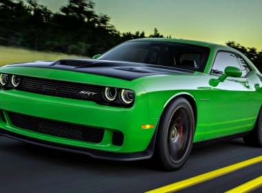 座驾 道奇挑战者SRT 道奇 道奇挑战者 汽车 Dodge Challenger SRT Hellcat Green Car 高清壁纸 3840x2160