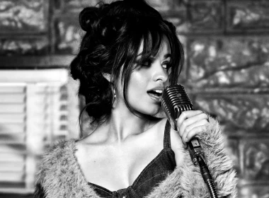 音乐 卡米拉·卡贝洛 歌手 美国 Woman Singer Latina Monochrome 黑白 高清壁纸 5120x2880